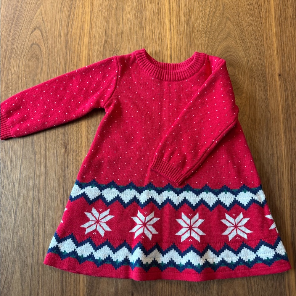 Hanna Andersson Baby Heritage Holiday Sweater Dress